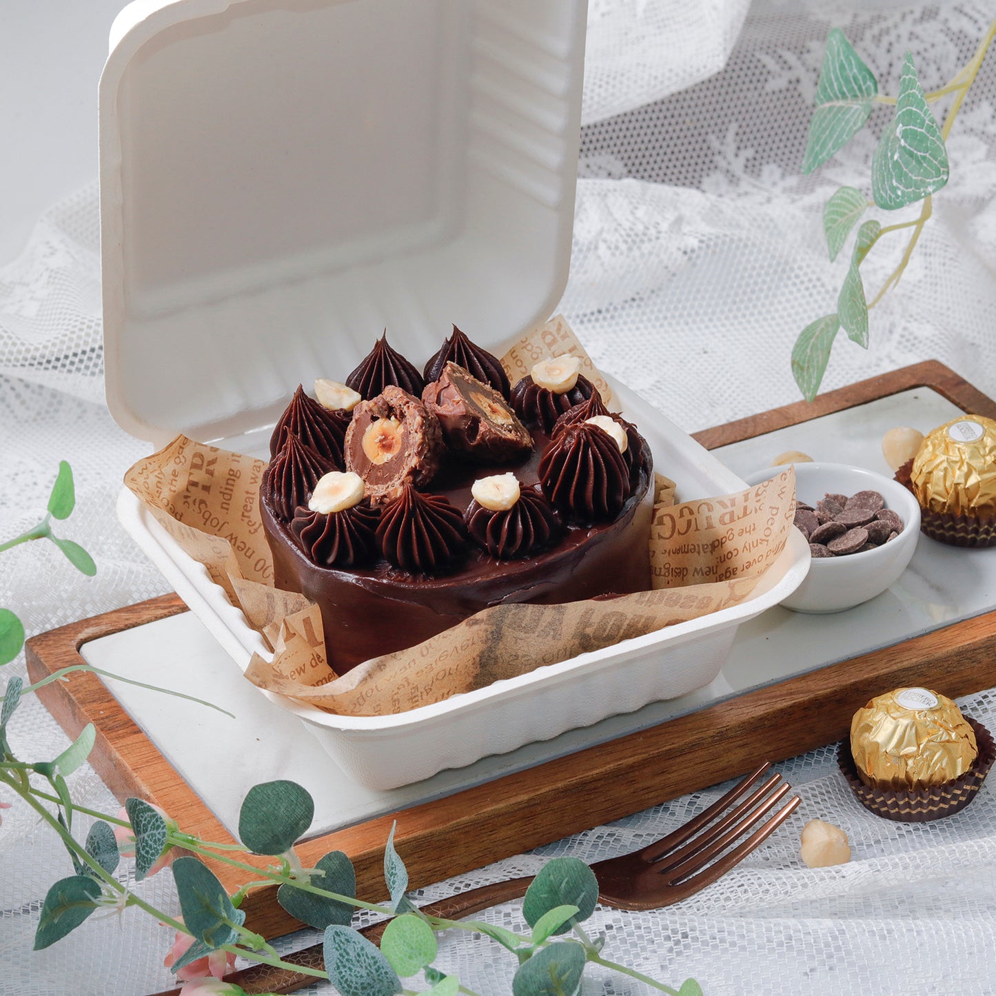 Ferrero Rocher Bento Cake